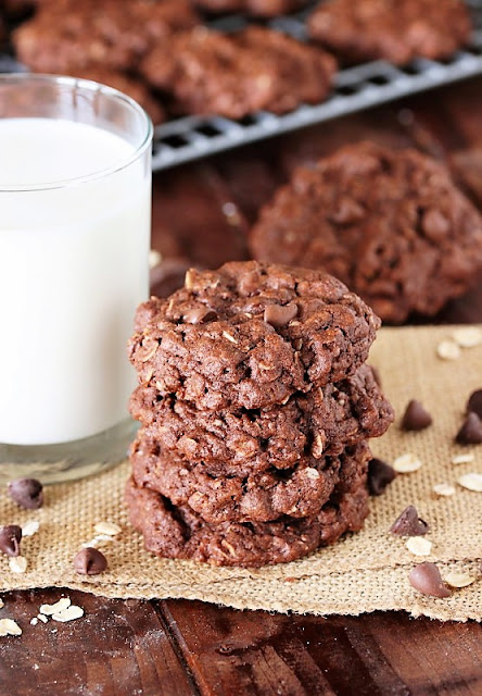 Triple Chocolate Oatmeal Cookies Photo