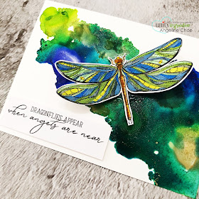 ScrappyScrappy: Unity Stamp with Graciellie Designs & Phyllis Harris - Hope and Strength  #scrappyscrappy #unitystampco #gracielliedesign #phyllisharris #cardmaking #card #handmadecard #papercraft #rubberstamp #hopeandstrength #dragonfly #alcoholinks #angels #spectrumnoir #sparklemarkers #glittermarkers #bibleverse #bibleart #faithart 