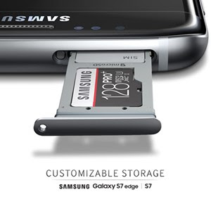 Samsung Galaxy S7 Up to MicroSD 200 GB