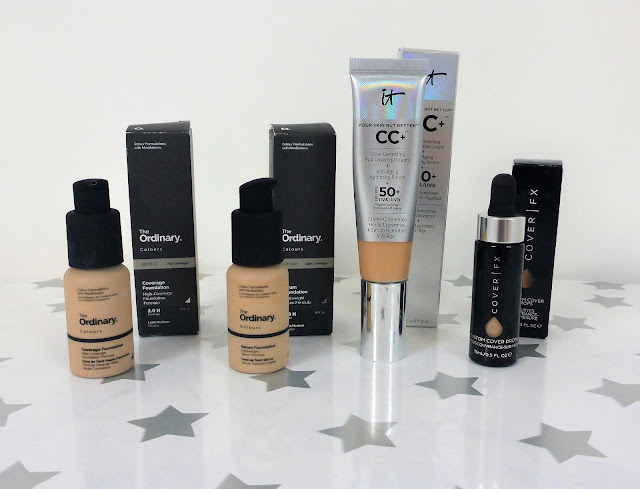 Decluttering My Foundations & CC Creams