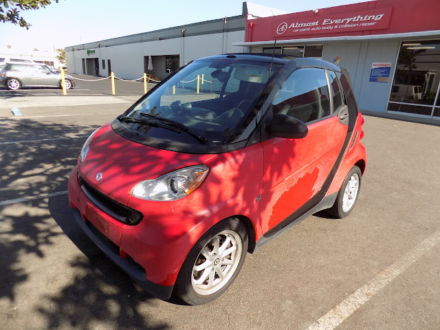 2009 Smart- Before the work done at Almost Everything Autobody