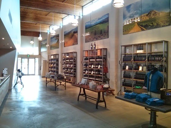 The entry hall of Sandhill's new tasting room and lounge