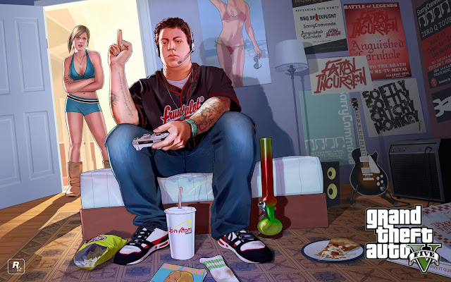  GTA V Game Online Wallpaper