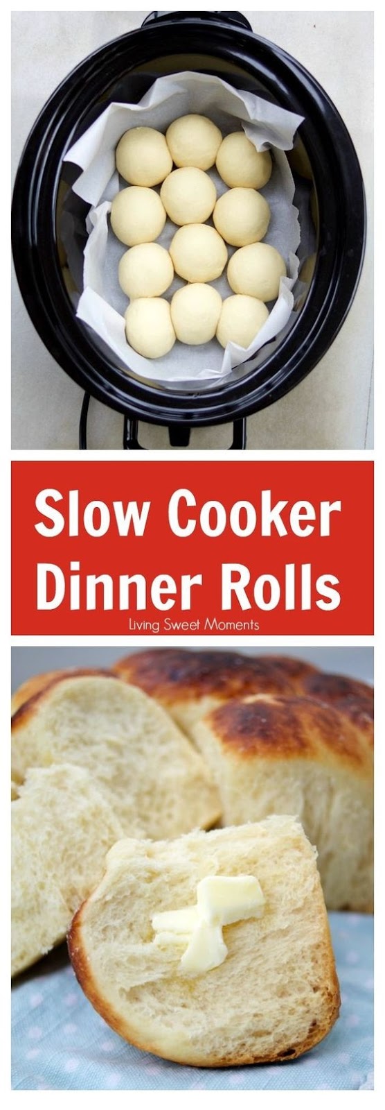 Easy Slow Cooker Dinner Rolls