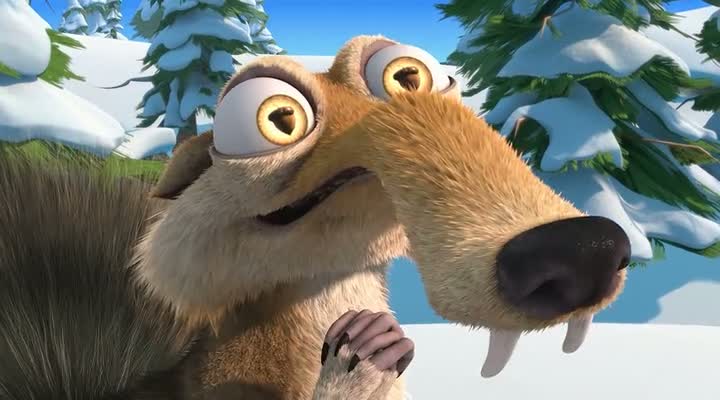 Screen Shot Of Ice Age: A Mammoth Christmas (2009) Dual Audio Movie 300MB small Size PC Movie