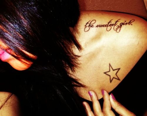 Stars Tattoos For Girls