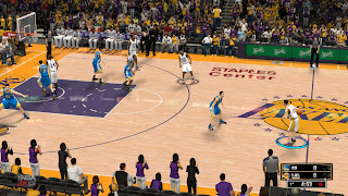 NBA 2K13 Staples Center Court Patch