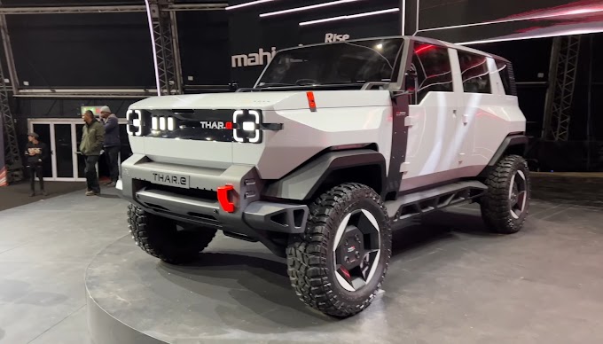 New 5 Door Mahindra Thar Electric 4×4 SUV Concept , Price , Launching Date , Specifications 