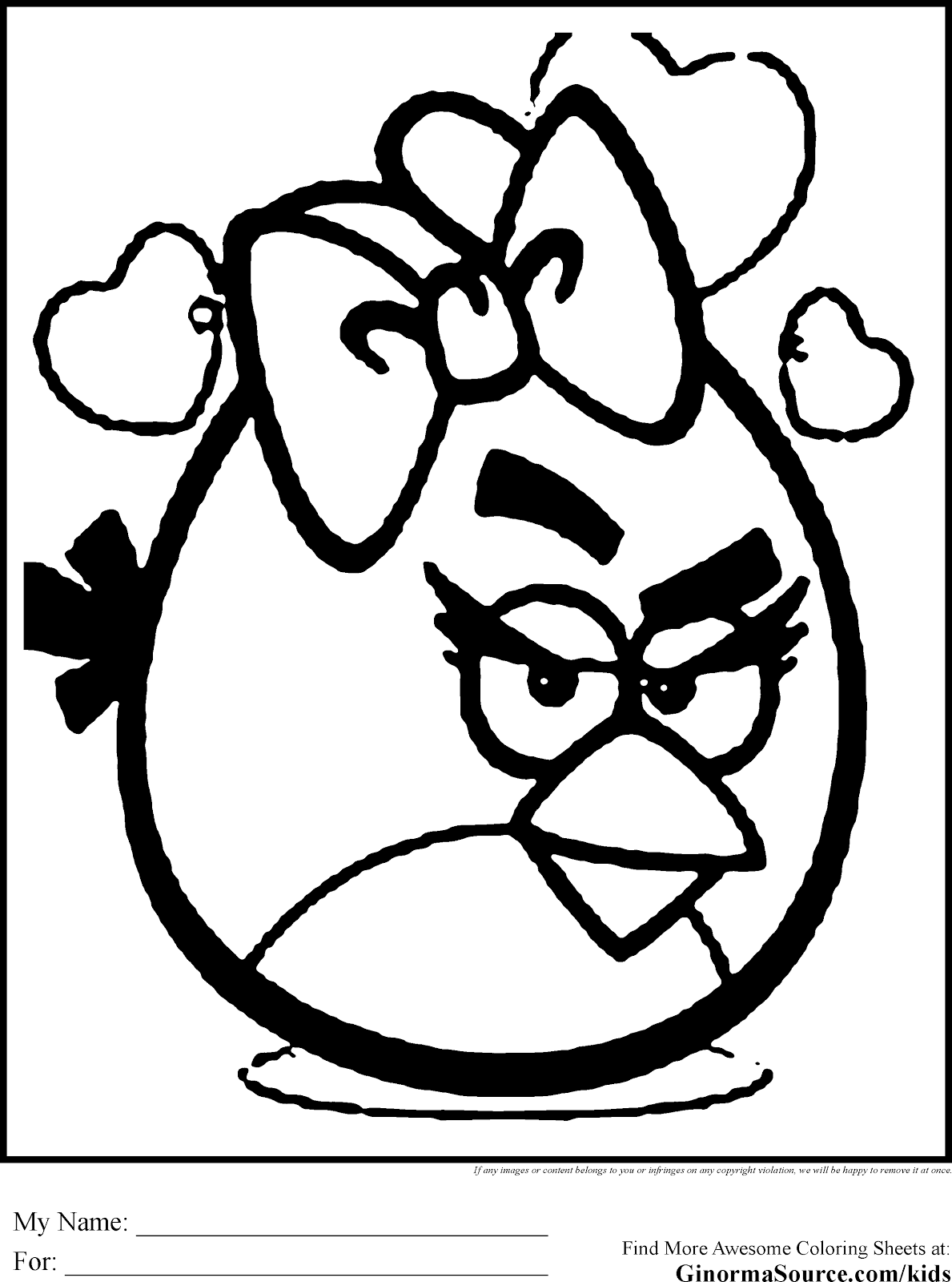 Download Unique Comics Animation: most useful angry birds coloring pages