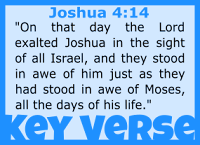 Today's Verse - Joshua 4:14