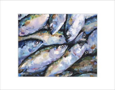 fish-market-oil-painting-merrill-weber