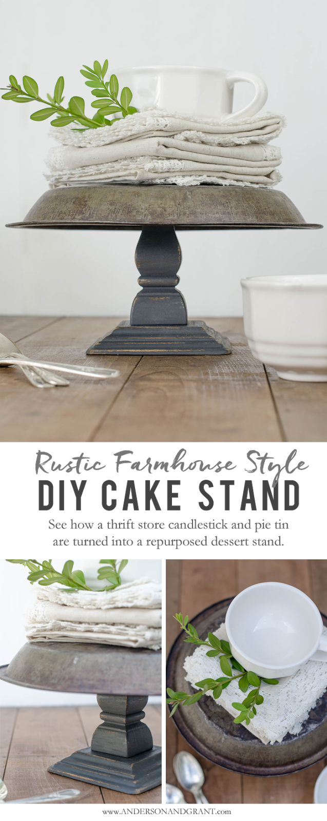  Rustic  DIY  Cake  Stand  anderson grant