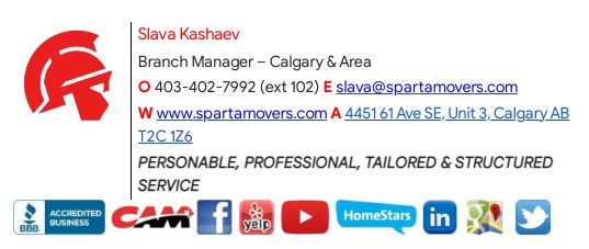 Sparta Movers Contact