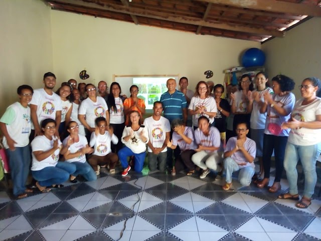 Dialogando com a turma da Terapia Comunitária da cidade de Governador Mangabeira