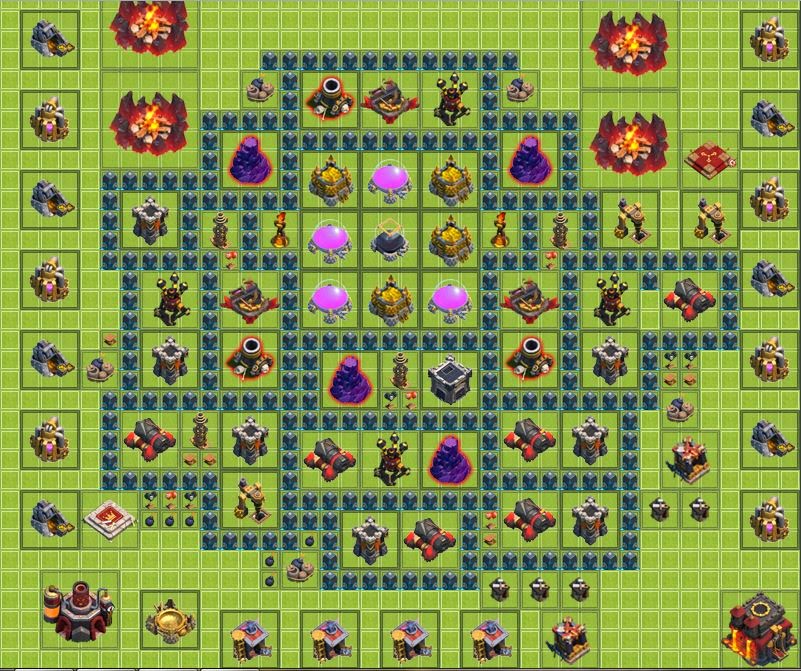 Town Hall Level 8 Farming Base