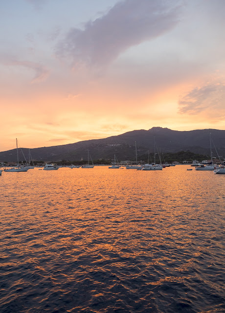 tramonto a Marina di Campo