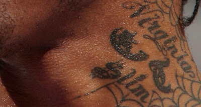 Allen Iverson Neck Tattoos