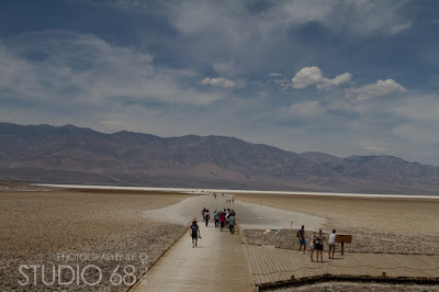 people enjoying death valley