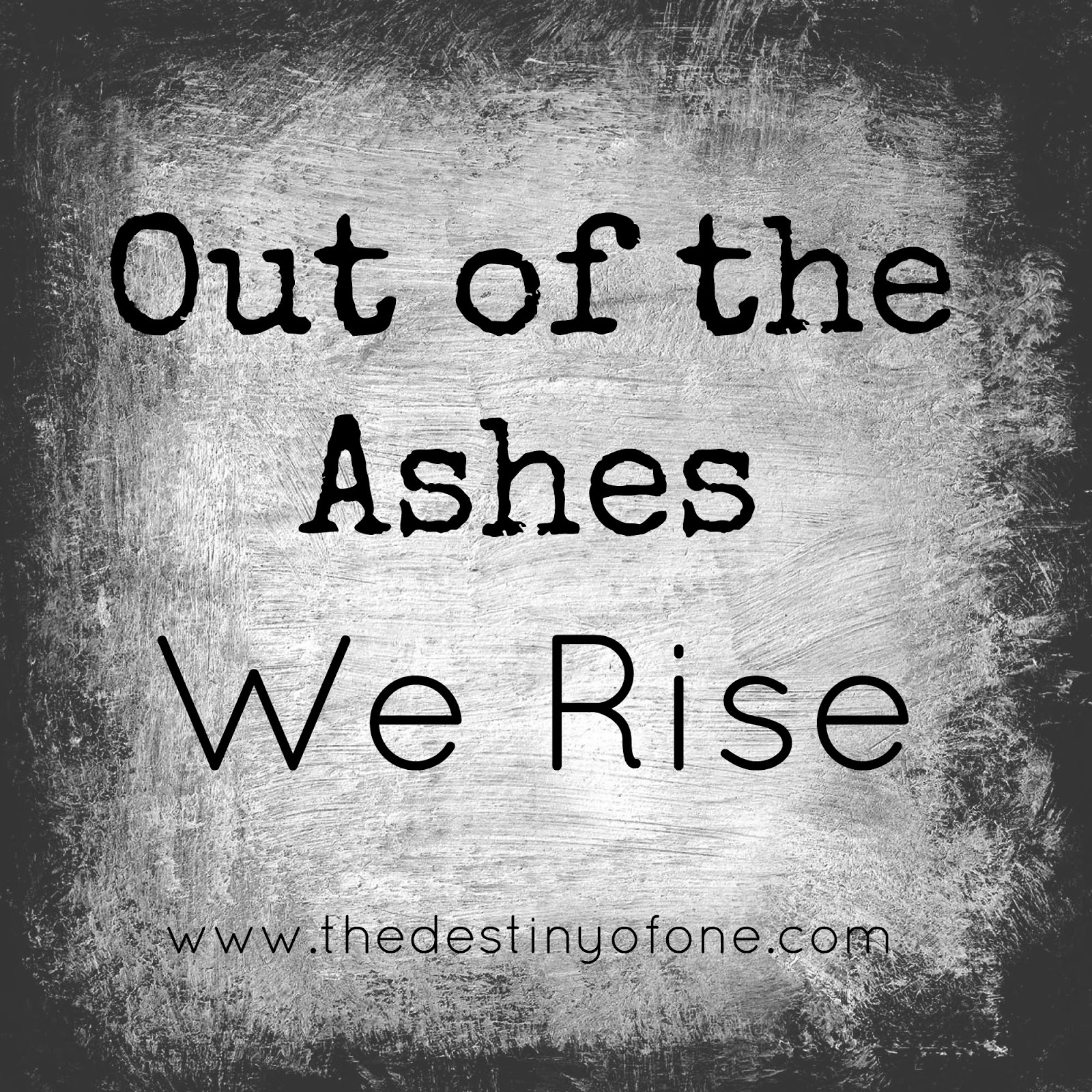 The Destiny Of One Out Of The Ashes We Rise
