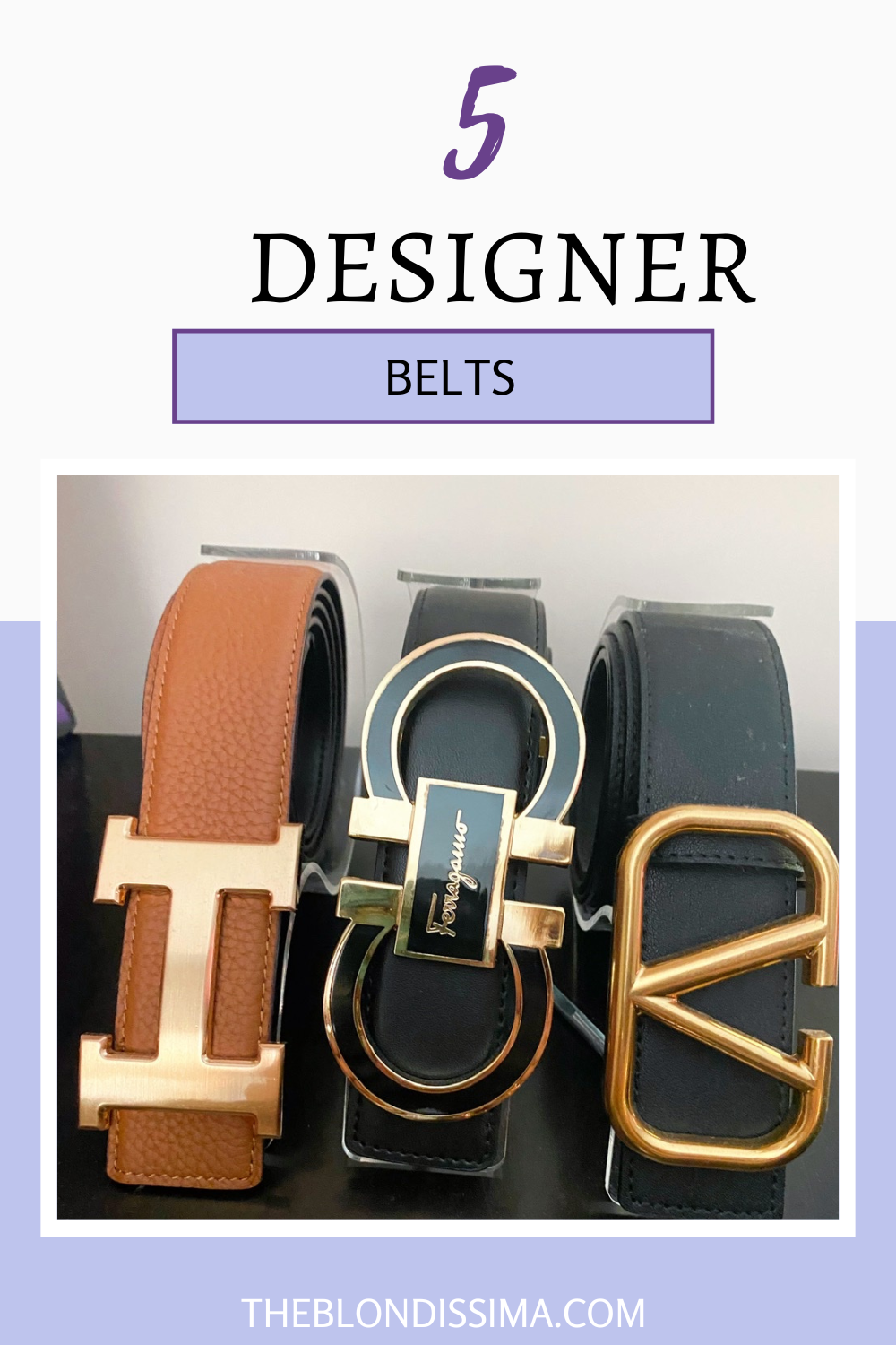 Women's Belts - High End Designer Luxury