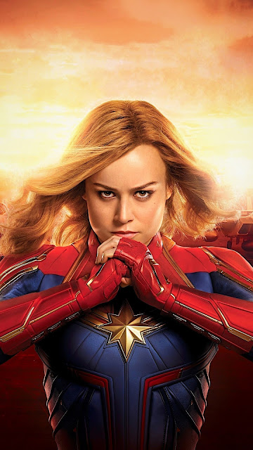 Captain Marvel Brie Larson Wallpaper. 
