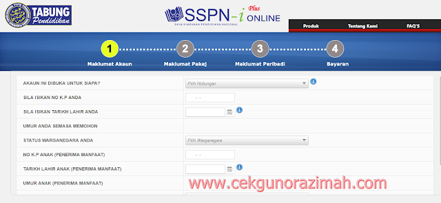 cara buka akaun sspn online, sspn-i plus online, cara buka akaun sspn, akaun sspn-i plus online