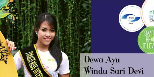 Dewa Ayu Windu Sari Devi Miss Internet Pertama Indonesia