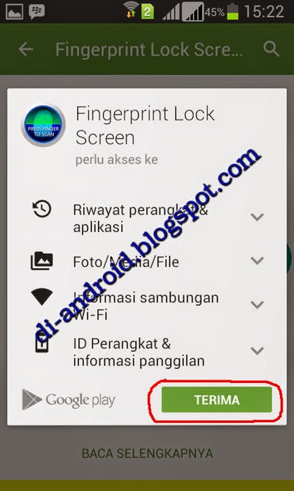 Cara Mengunci Android Menggunakan Sidik Jari