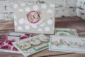 What I Love Handbag Of Cards - a cute project by UK Stampin' Up! Demo Bekka - get the info on her blog