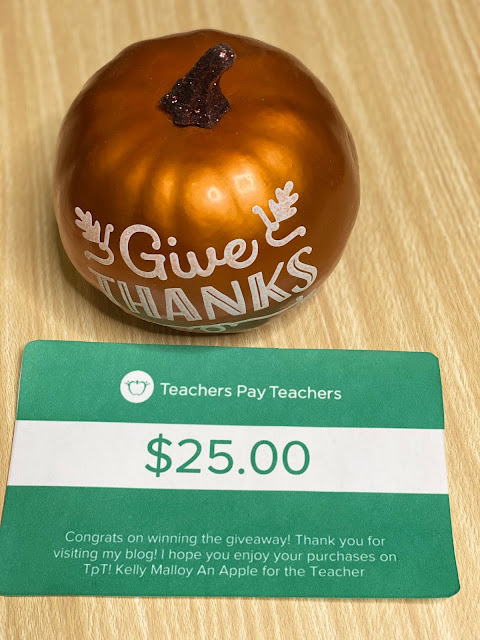 Teacher Giveaway! Weekly $25 Teachers pay Teachers Gift Card Giveaway November 14, 2022