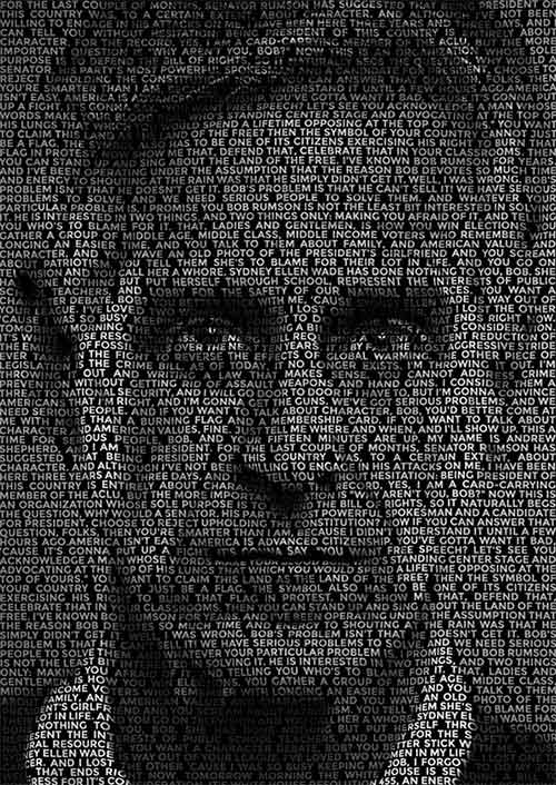 Typography portrait Adobe Photoshop Tutorial