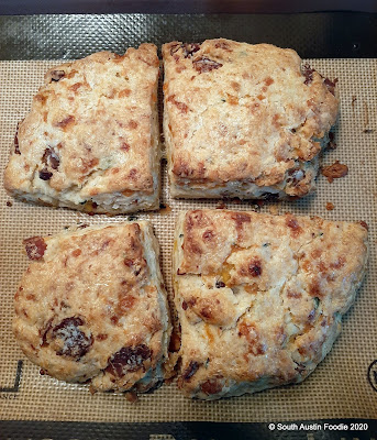 King Arthur Flour's bacon cheddar scones