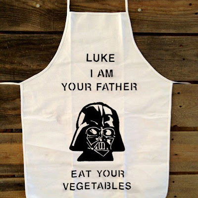 Darth Vader apron with phrase to luke skywalker