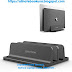 ✔ Where to buy [Updated Dock Version] Vertical Laptop Stand, OMOTON Double Desktop Stand Holder with Adjustable Dock (Up to 17.3 inch), Fits All MacBook/Surface/Samsung/HP/Dell/Chrome Book (Black) ★ 2020