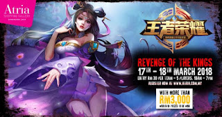 Wang Zhe Revenge of the Kings Tournament at Atria Shopping Gallery (17 & 18 March 2018)