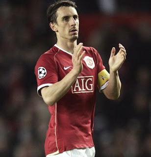 Gary Neville want to title EPL, gary neville want title premiership, Gary neville aplause