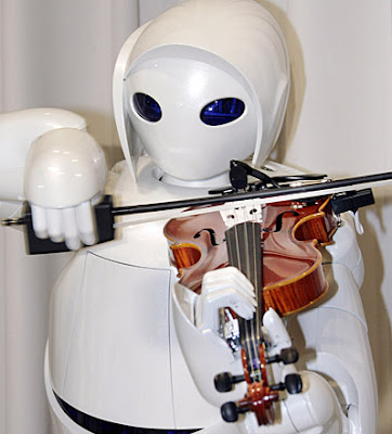 Violin playing robot