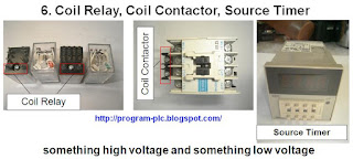 Coil Relay, Coil Contactor, Source Timer