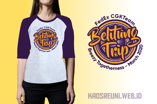 Sablon Kaos Gathering Belitung Trip 2020