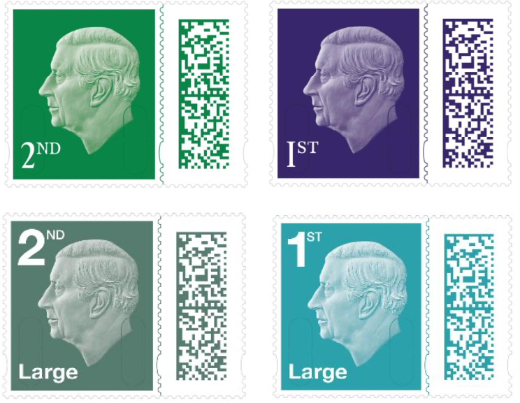 Royal Mail issues Machin definitives to meet new postal rates