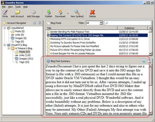 Mal-formed "Blog Post Summary" With IE9 Installed