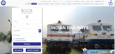 How to book your tickets through IRCTC.