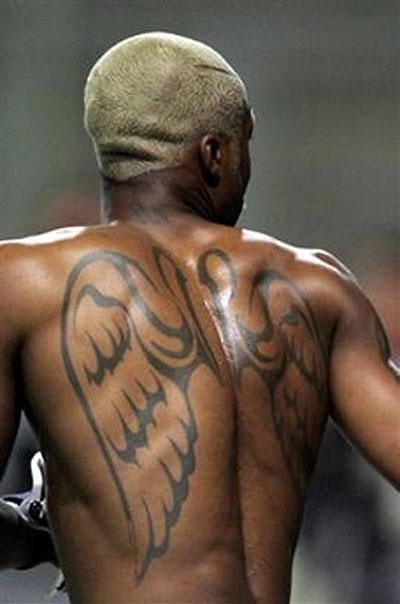 wing tattoos on back for men. Wings Tattoos For Men