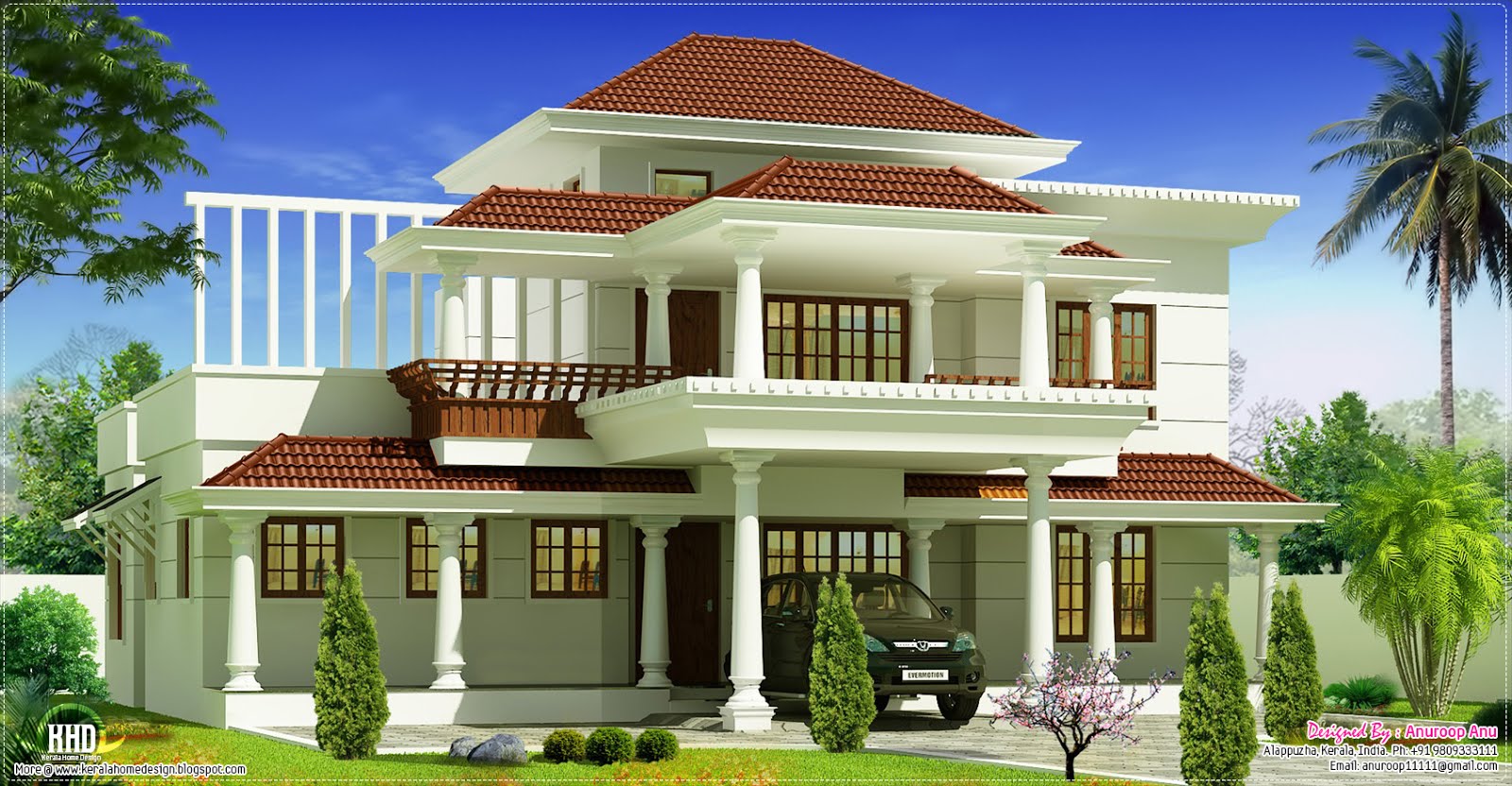 January 2013 Kerala  home  design  and floor plans 