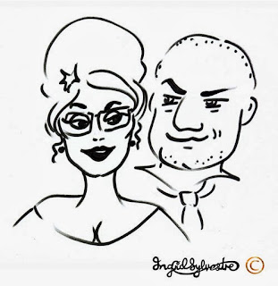 North East Wedding Entertainment - caricatures by Ingrid Sylvestre - Durham Newcastle upon Tyne Sunderland Middlesbrough