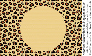 Leopard Prints Free Printable Labels.