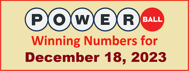 PowerBall Winning Numbers for Monday, December 19, 2023
