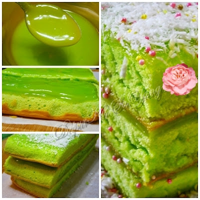 DapurKu SaYang Kek Pandan  Lapis Kastard