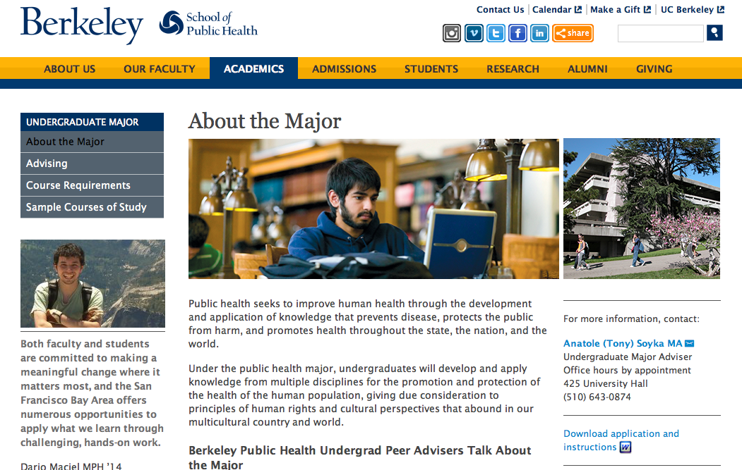  Berkeley Undergraduate Public Health