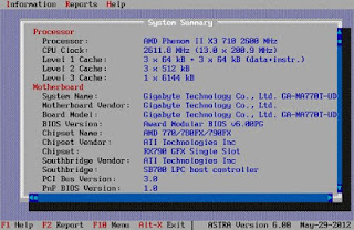  hardware and software informations